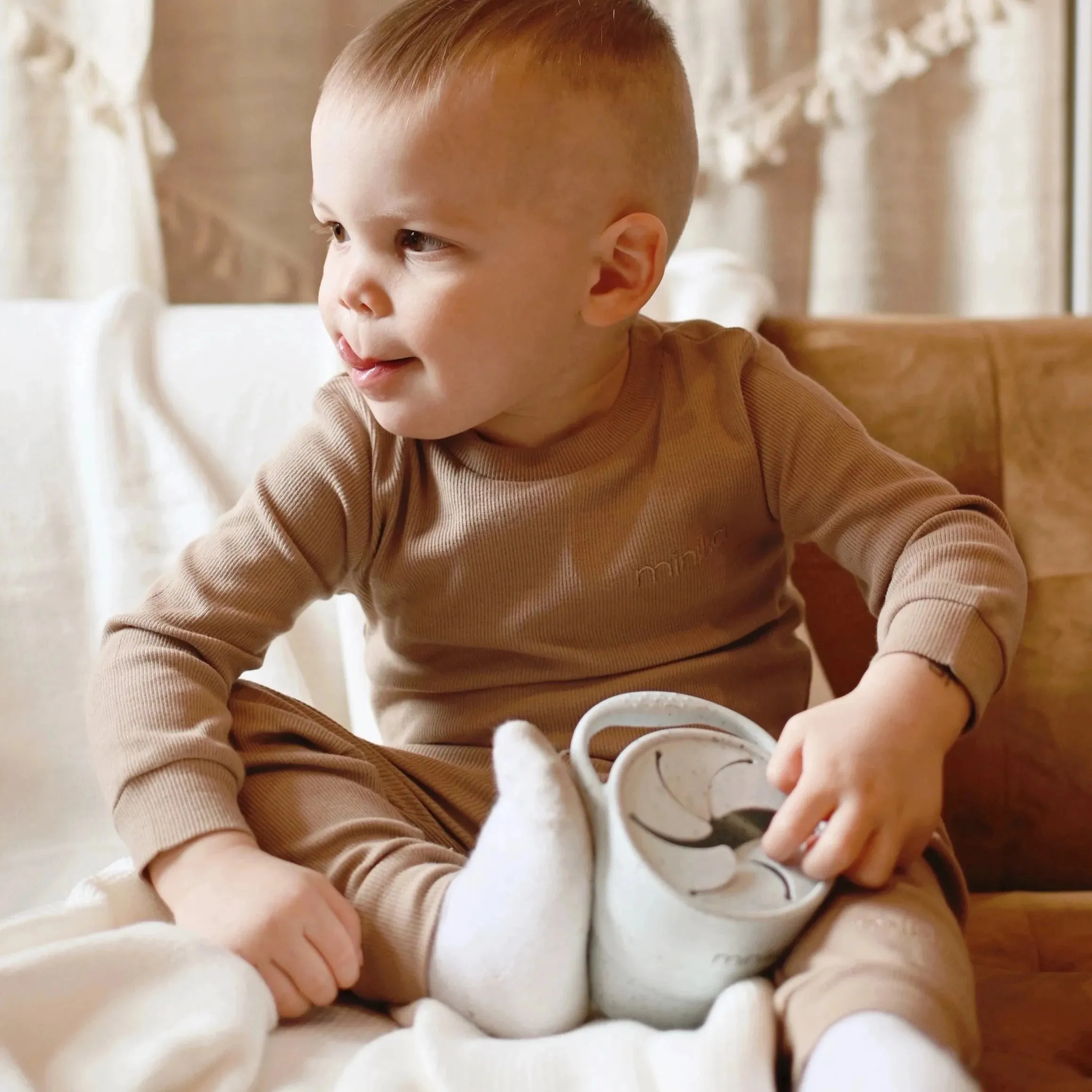 MINIKA Pajamas Set - Taupe
