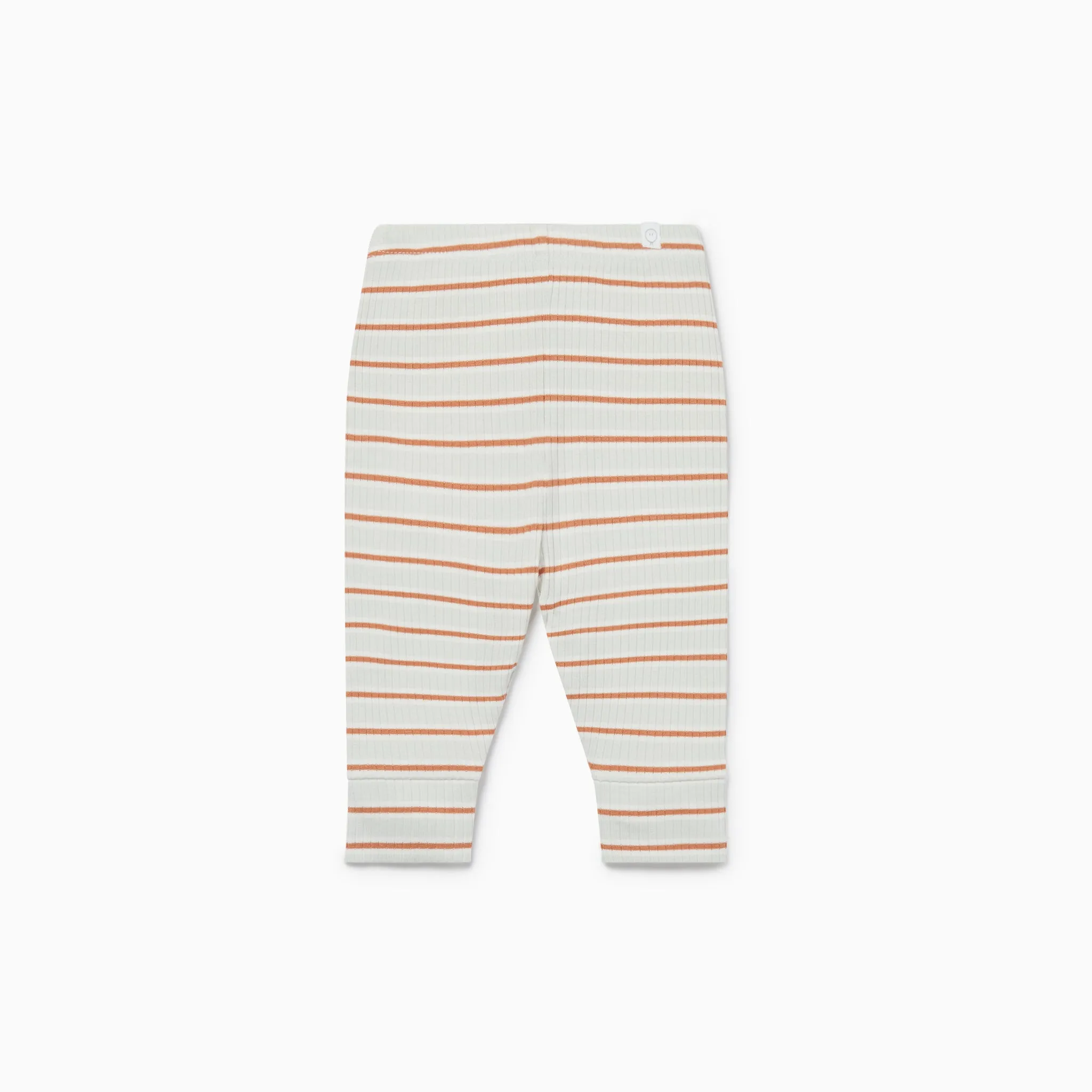 Mint Stripe Ribbed Leggings