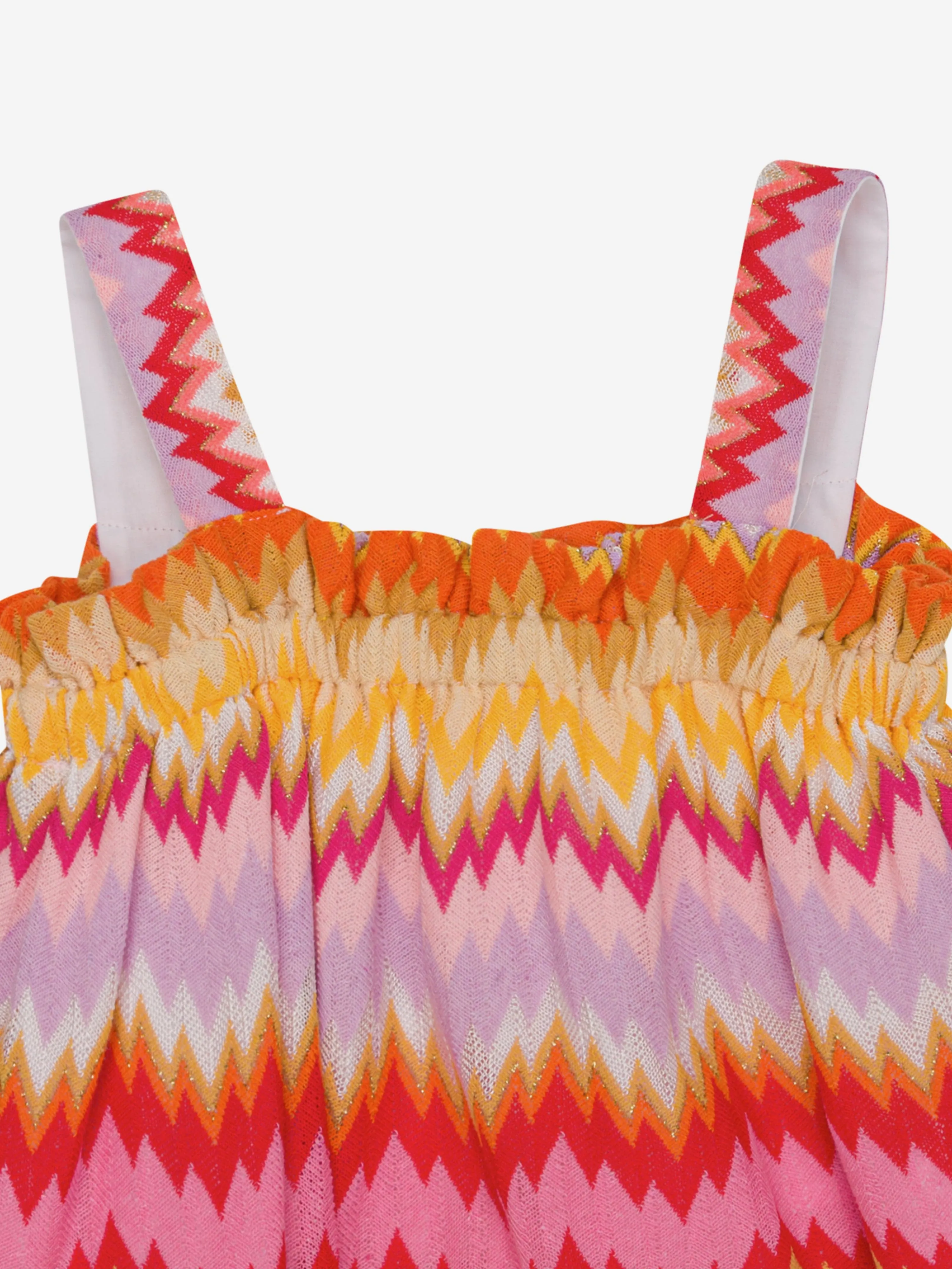Missoni Girls Zigzag Woven Top in Multicolour