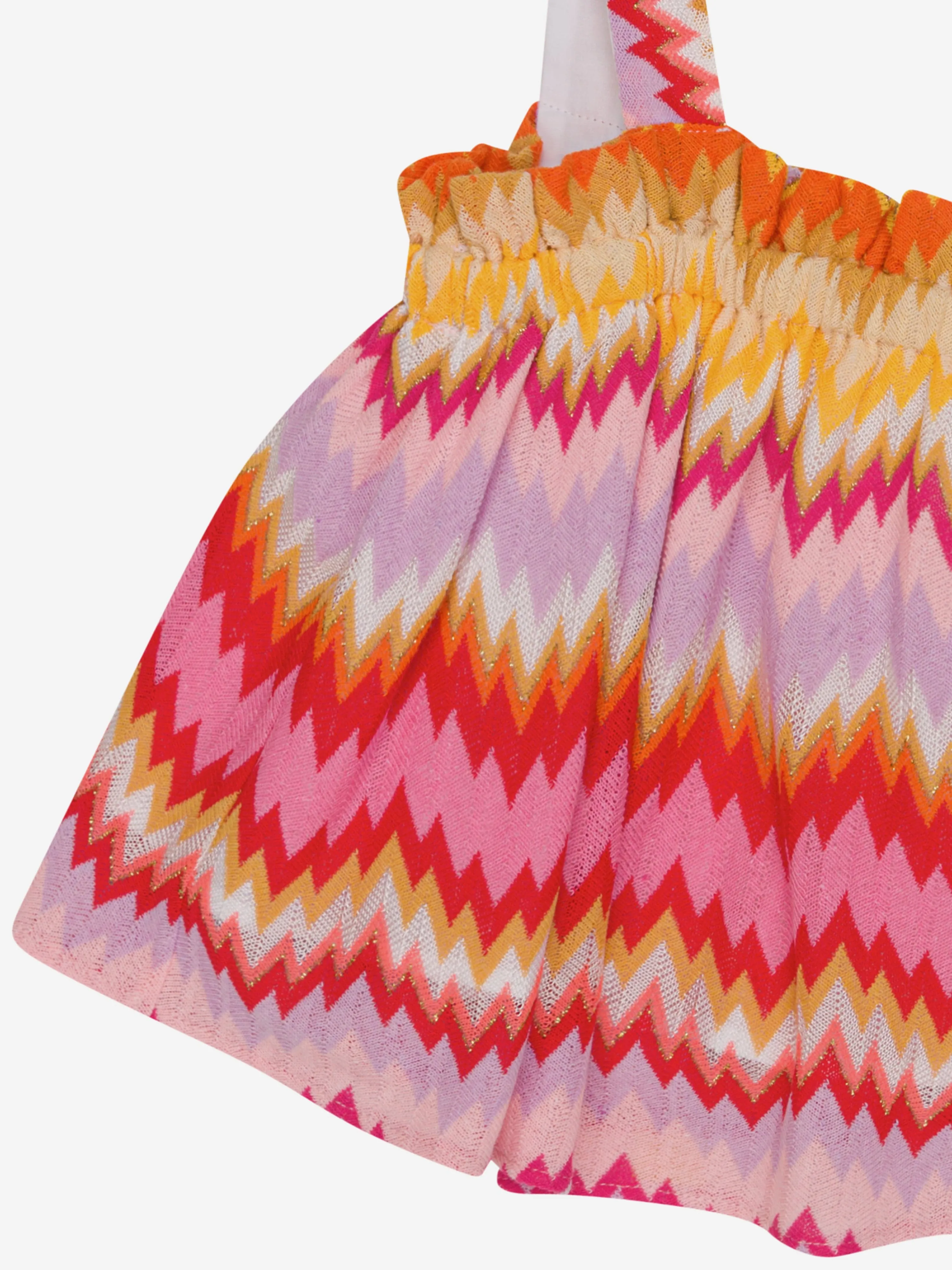 Missoni Girls Zigzag Woven Top in Multicolour