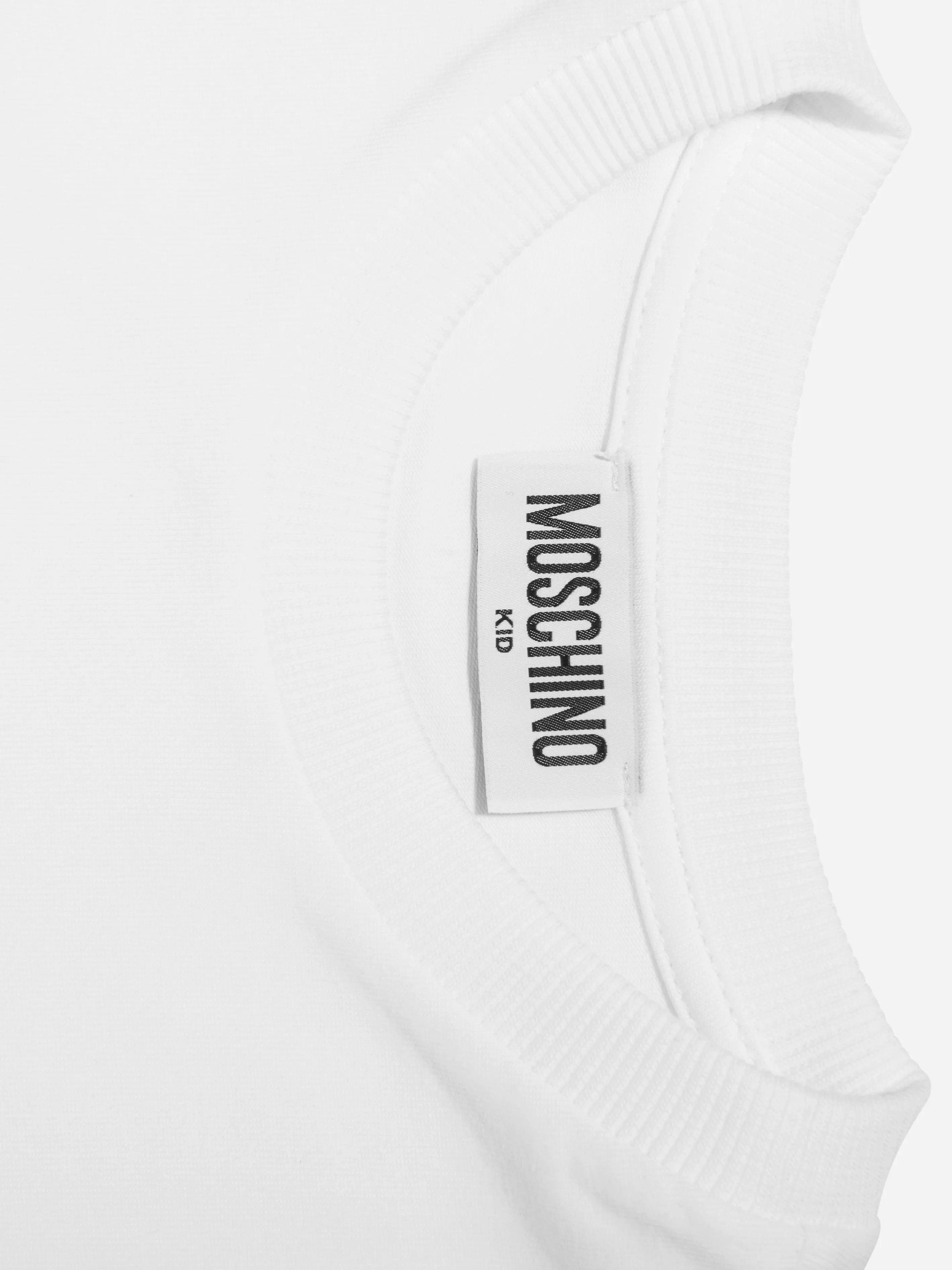 Moschino Kids Logo T-Shirt in White