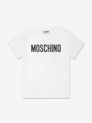 Moschino Kids Logo T-Shirt in White