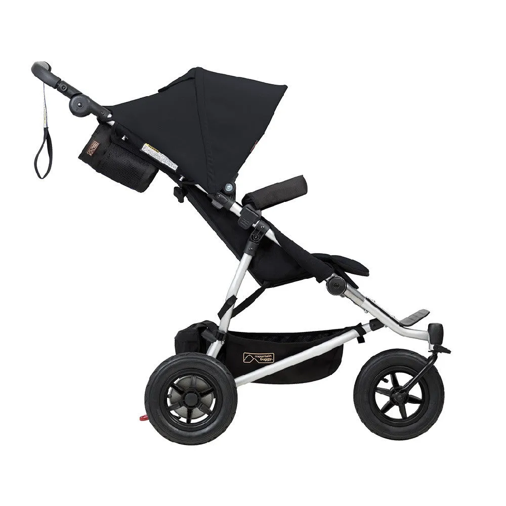 Mountain Buggy Duet V3.2 Double Pushchair (Black) - All-Terrain