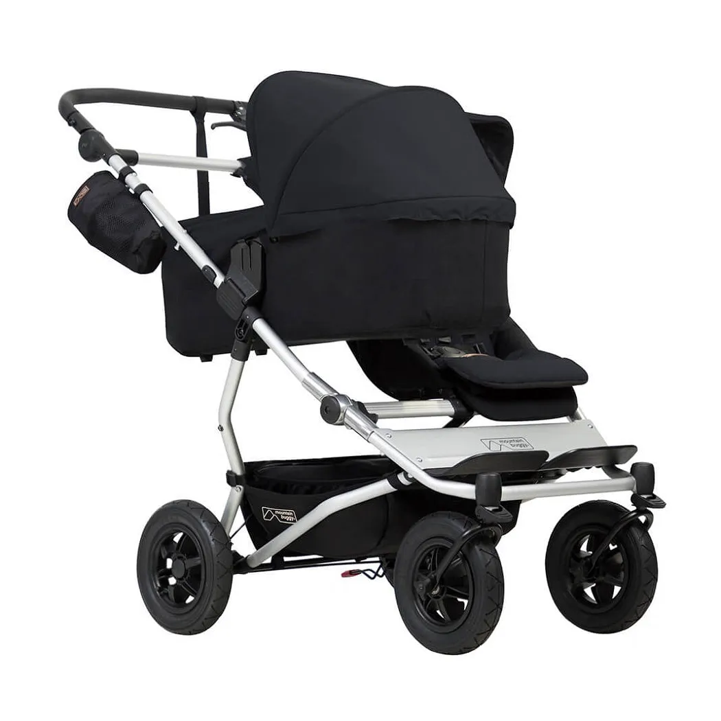 Mountain Buggy Duet V3.2 Double Pushchair (Black) - All-Terrain