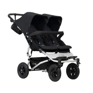Mountain Buggy Duet V3.2 Double Pushchair (Black) - All-Terrain