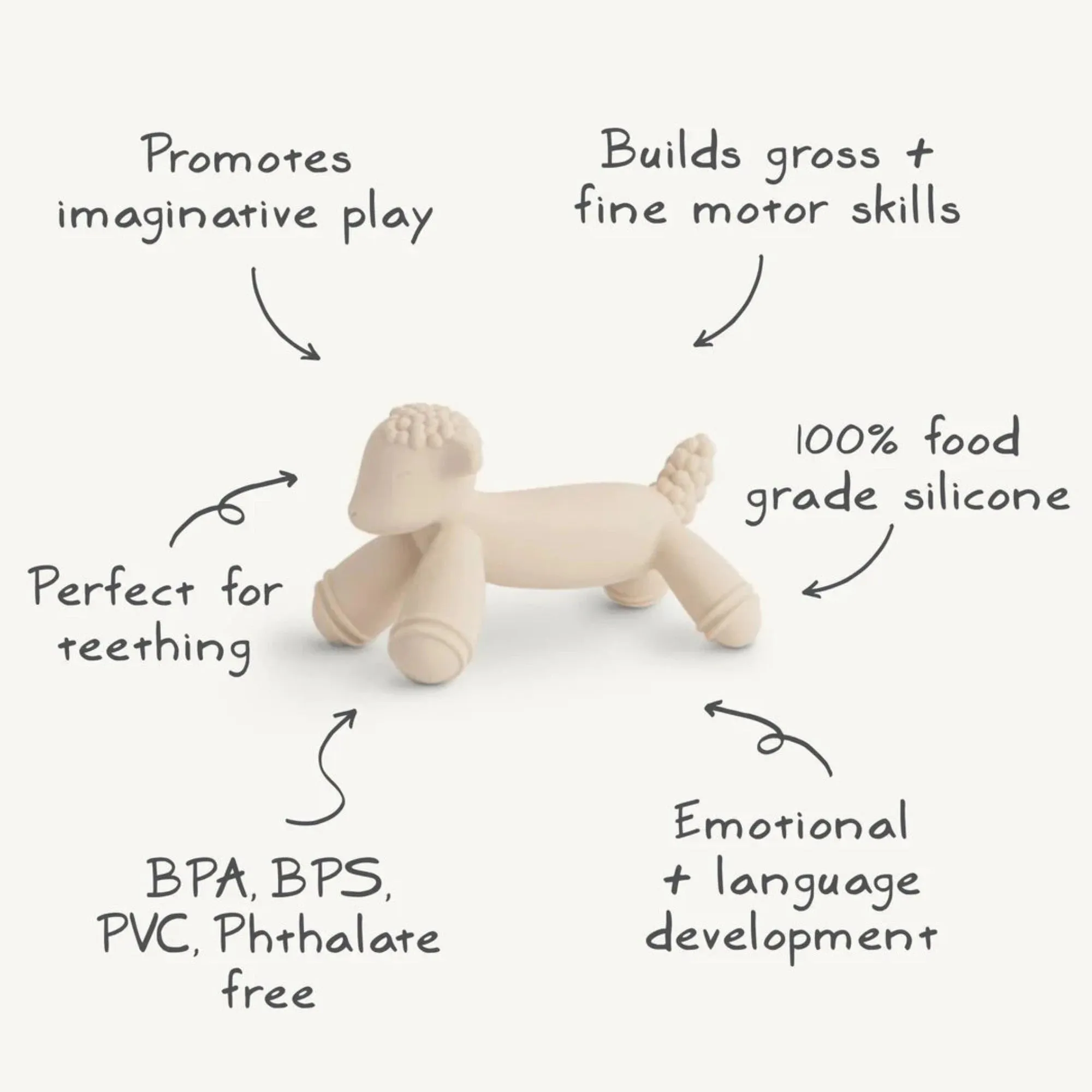 MUSHIE Figurine Teether
