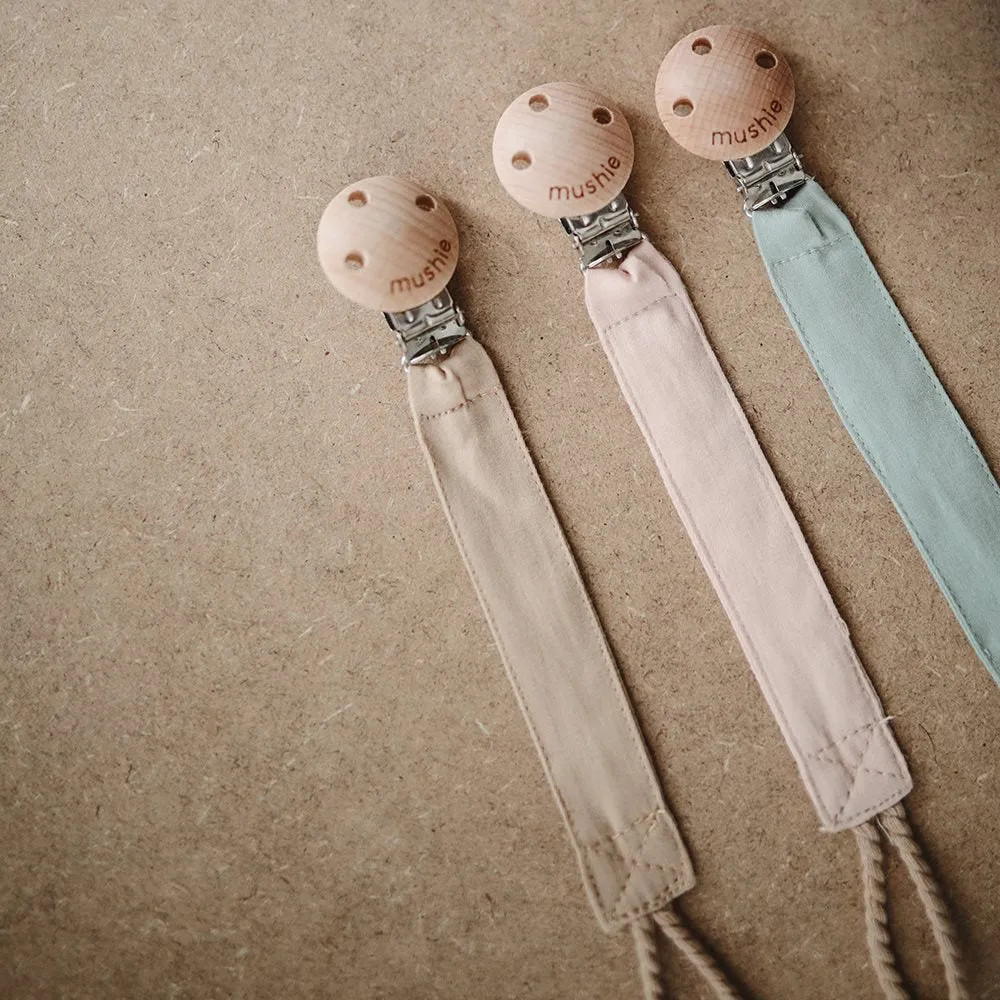 Mushie, Pacifier/Soother/Dummy Fabric Clip