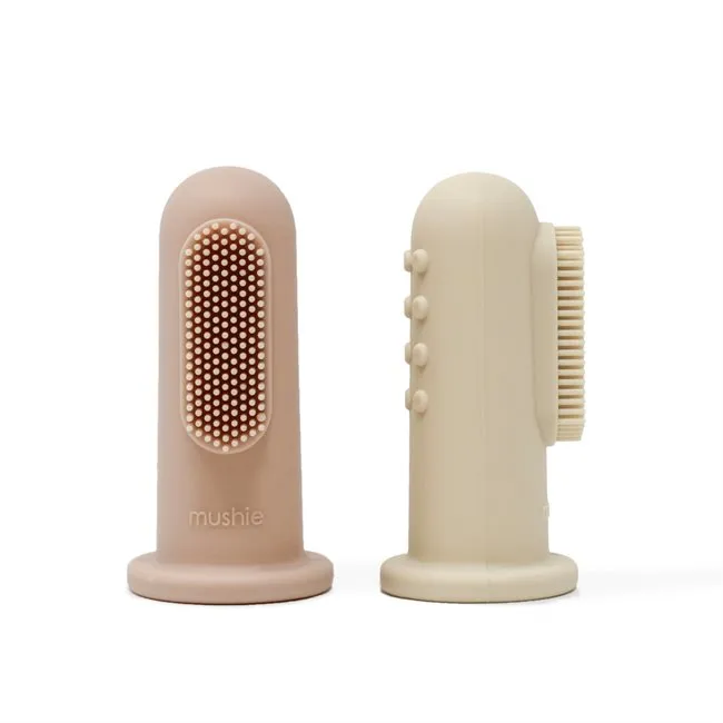 Mushie, Silicone Finger Toothbrush