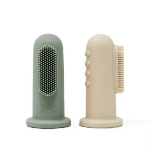 Mushie, Silicone Finger Toothbrush