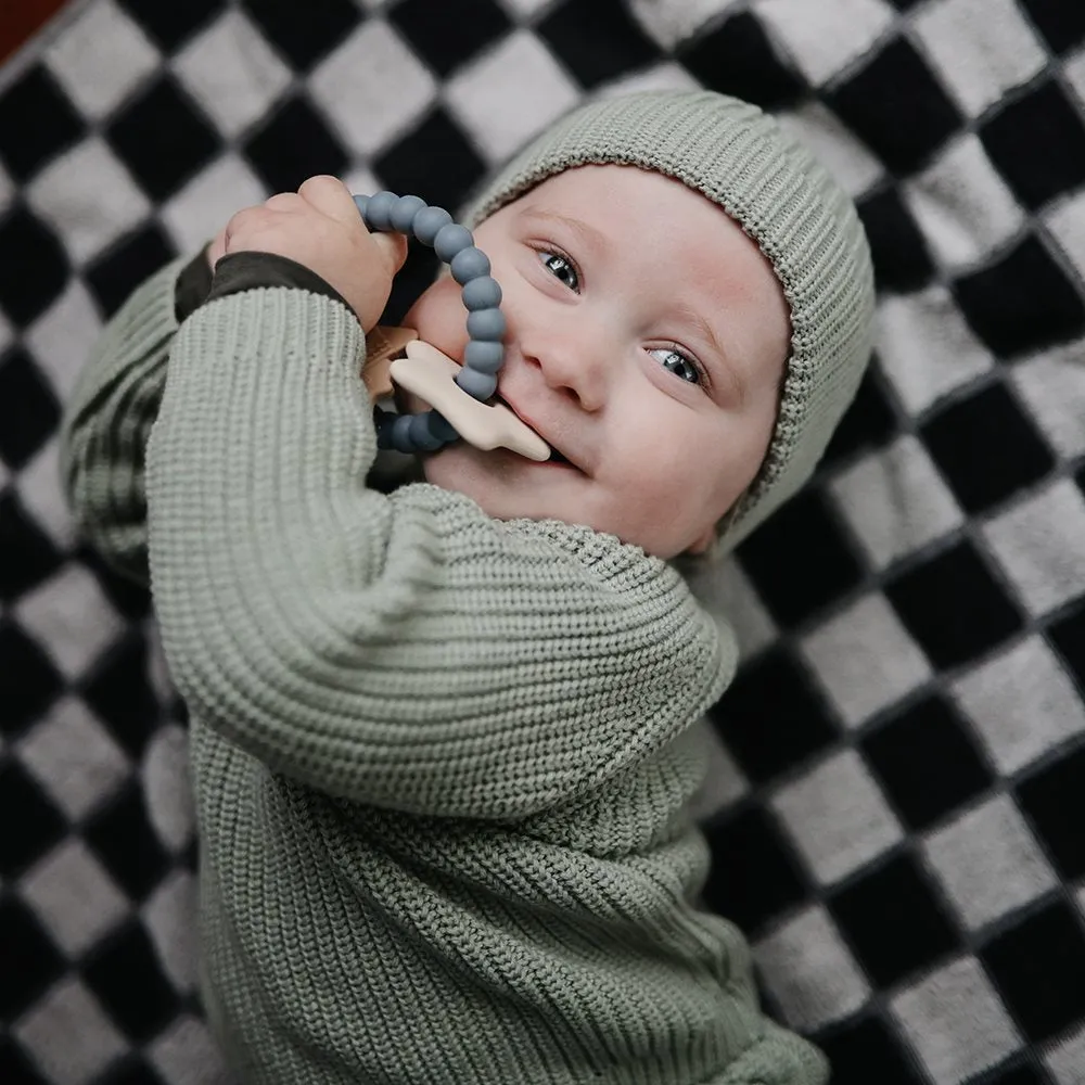 Mushie, Teething Ring, Space