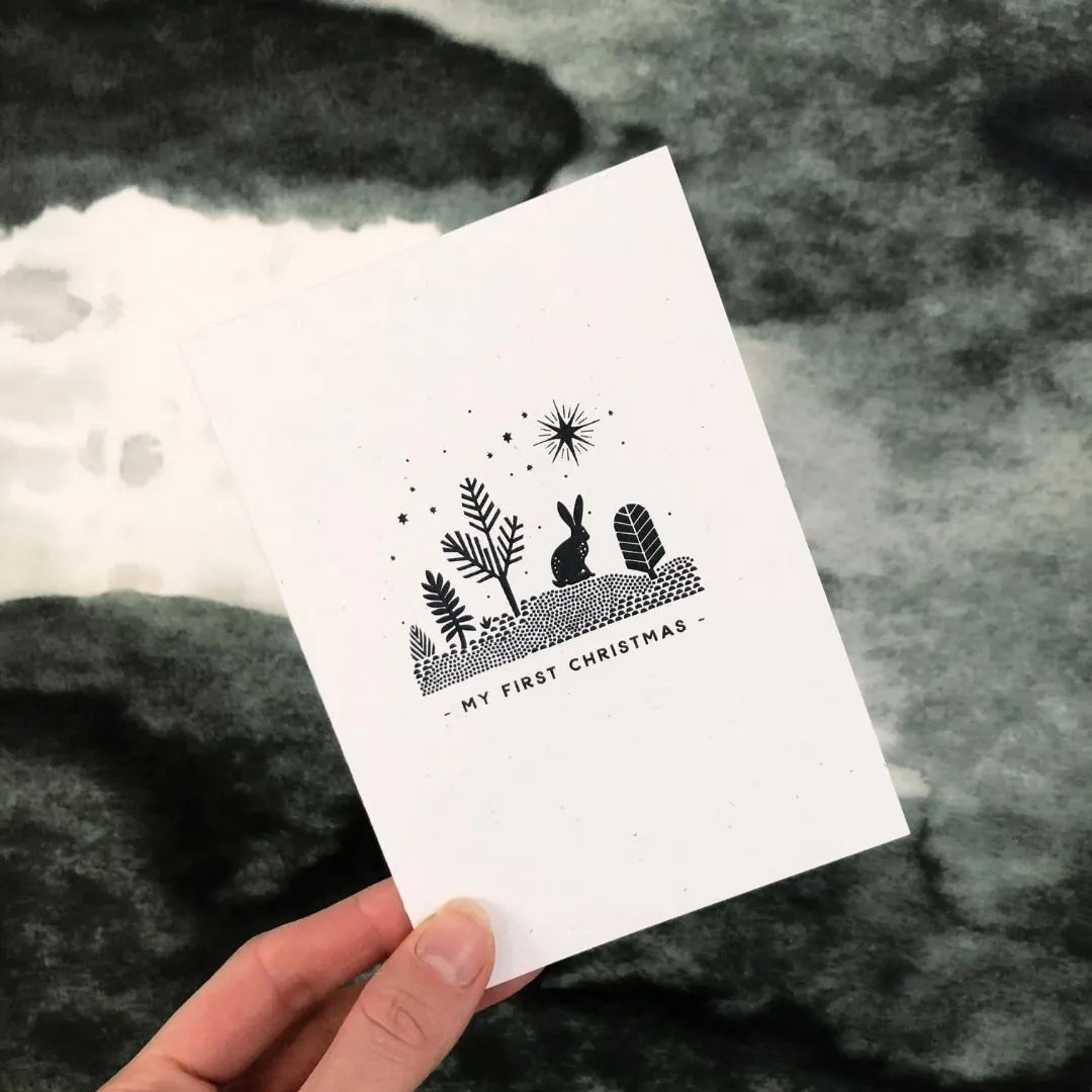 My First Christmas Card with Keepsake Christmas Decoration