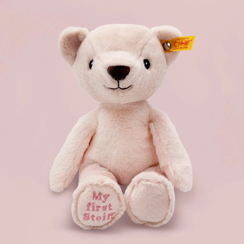 My First Steiff Muslins and Blanket New Baby Gift Set, Pink