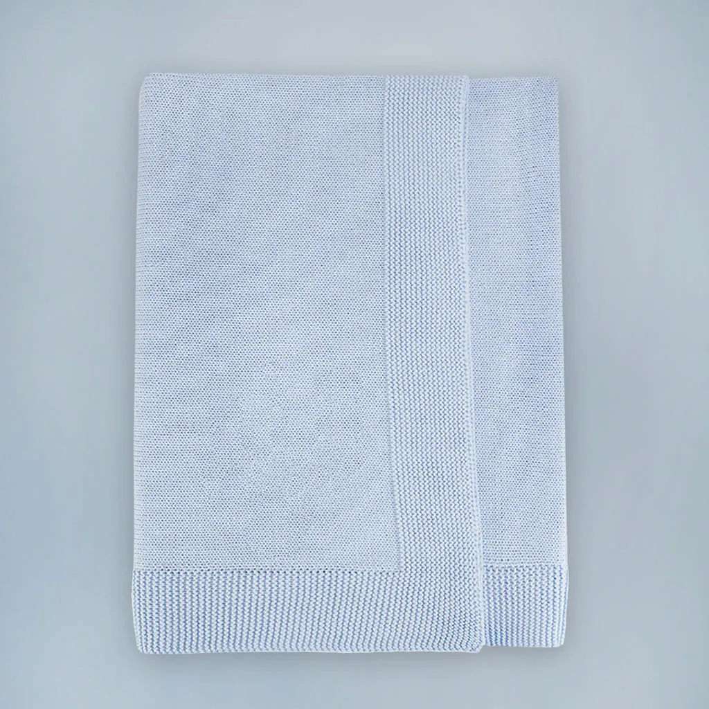 My First Steiff Socks and Blanket New Baby Gift Set, Blue