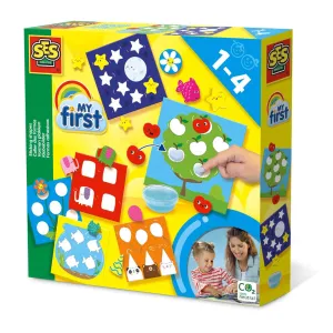 My first – Sticking shapes