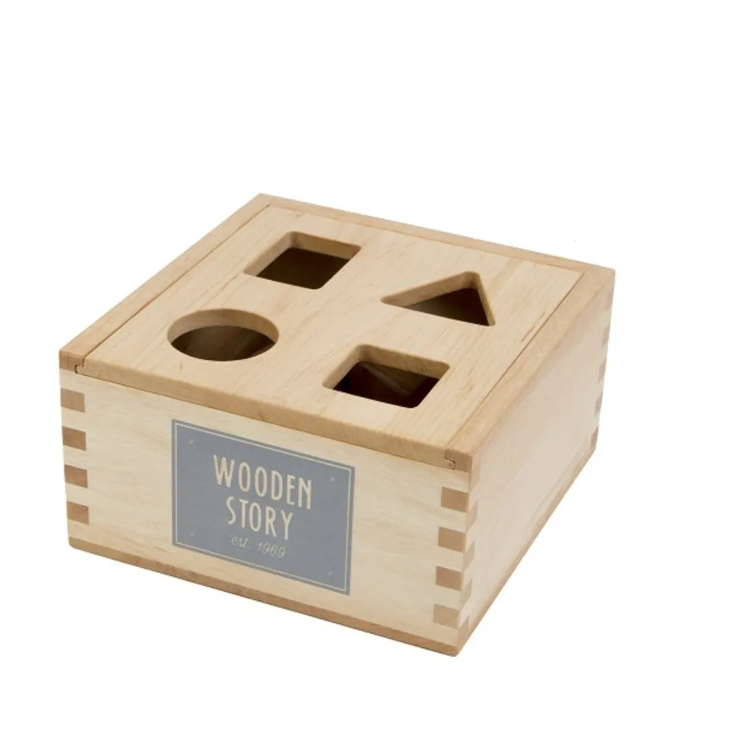 Natural Shape Sorter Box