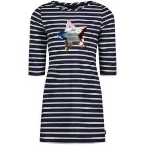 Nautica Girls’ Stripes And Sequins Dress (7-16) Navy Nautica
