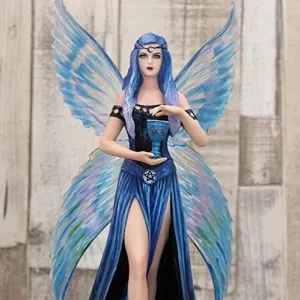 Nemesis Now Decor Nemesis Now Anne Stokes Enchantment Fairy Figurine, Blue, 26cm Blue