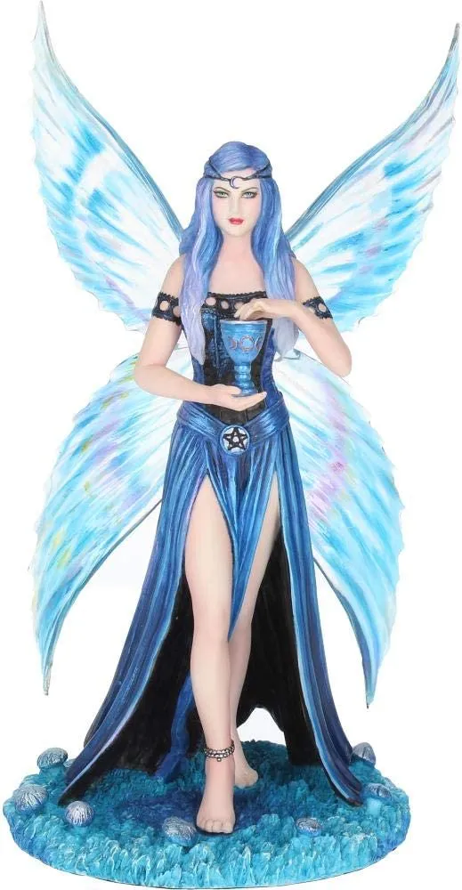 Nemesis Now Decor Nemesis Now Anne Stokes Enchantment Fairy Figurine, Blue, 26cm Blue