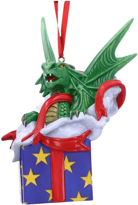 Nemesis Now Decor Nemesis Now Anne Stokes Green Dragon Gothic Hanging Ornament (B5907V2)