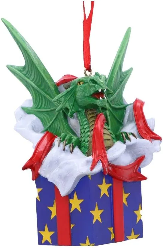 Nemesis Now Decor Nemesis Now Anne Stokes Green Dragon Gothic Hanging Ornament (B5907V2)