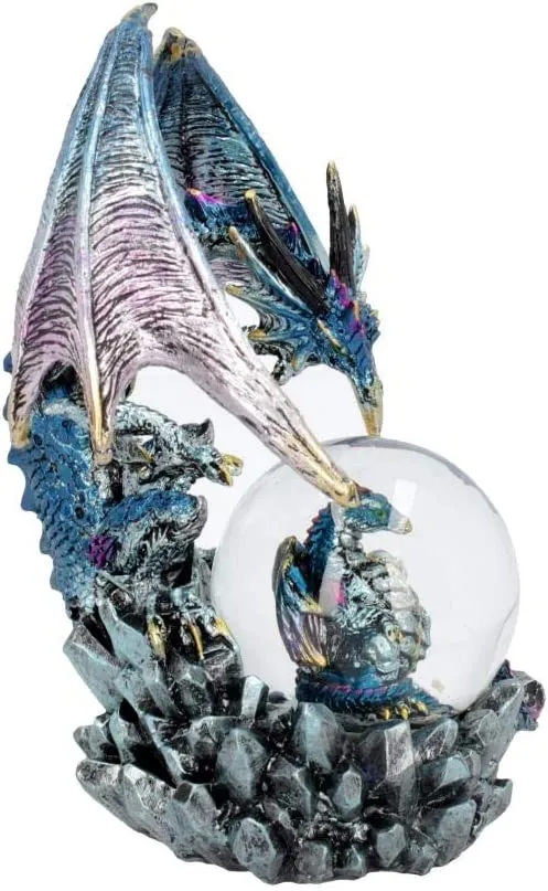 Nemesis Now Decor Nemesis Now Azul Oracle Snowglobe, Blue, 19cm
