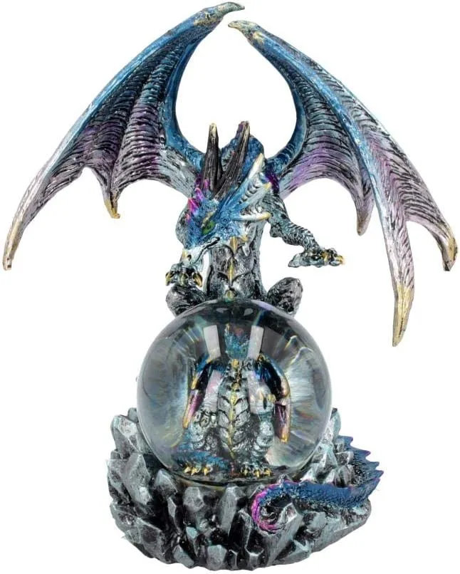 Nemesis Now Decor Nemesis Now Azul Oracle Snowglobe, Blue, 19cm