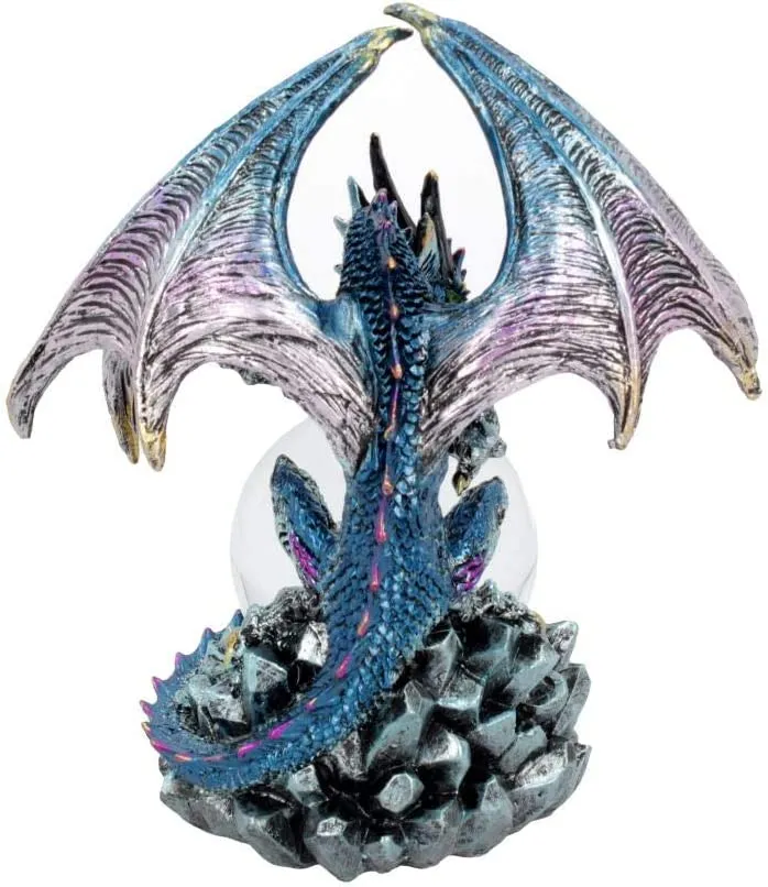 Nemesis Now Decor Nemesis Now Azul Oracle Snowglobe, Blue, 19cm