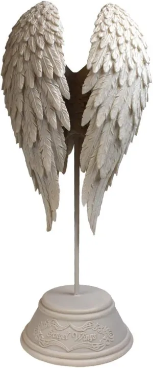 Nemesis Now Decor Nemesis Now B0720C4 Angel Wings Figurine 26cm White, Resin