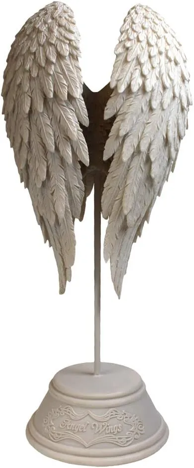Nemesis Now Decor Nemesis Now B0720C4 Angel Wings Figurine 26cm White, Resin