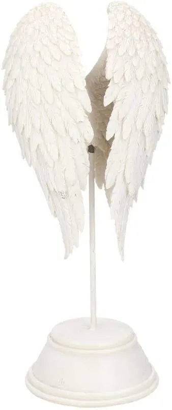 Nemesis Now Decor Nemesis Now B0720C4 Angel Wings Figurine 26cm White, Resin