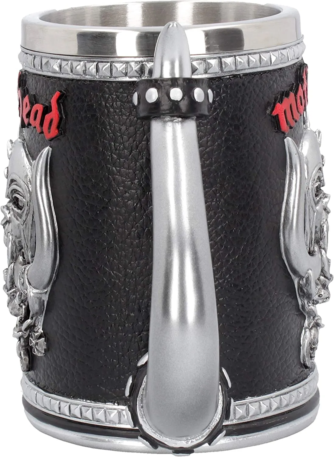 Nemesis Now Decor Nemesis Now B4121M8 Motorhead Tankard Mug 14cm Black, Resin w/Stainless Steel In