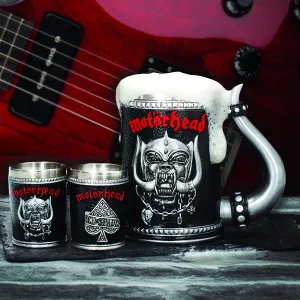 Nemesis Now Decor Nemesis Now B4121M8 Motorhead Tankard Mug 14cm Black, Resin w/Stainless Steel In