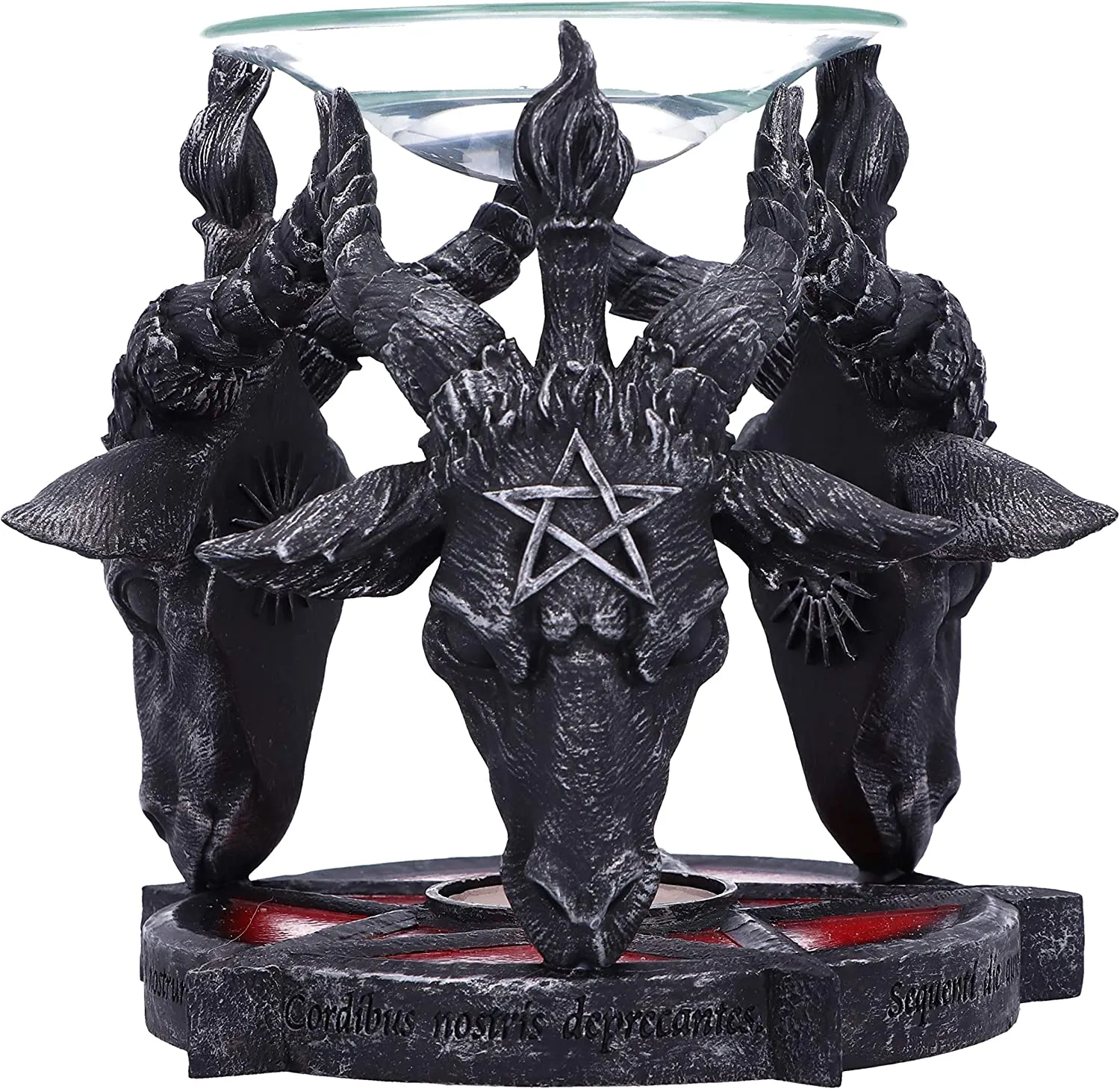 Nemesis Now Decor Nemesis Now B5189R0 Occult Baphomet Head Oil Burner, Black, 13.5cm