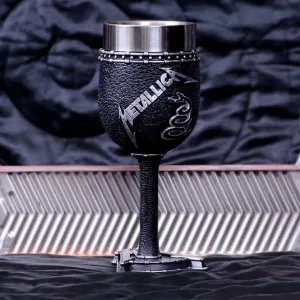 Nemesis Now Decor Nemesis Now B5222R0 Officially Licensed Metallica Black Album Goblet Wine Glass , 18cm