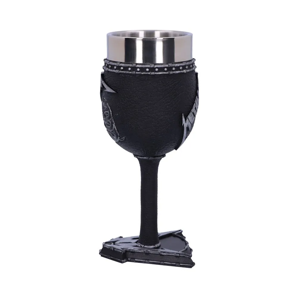 Nemesis Now Decor Nemesis Now B5222R0 Officially Licensed Metallica Black Album Goblet Wine Glass , 18cm