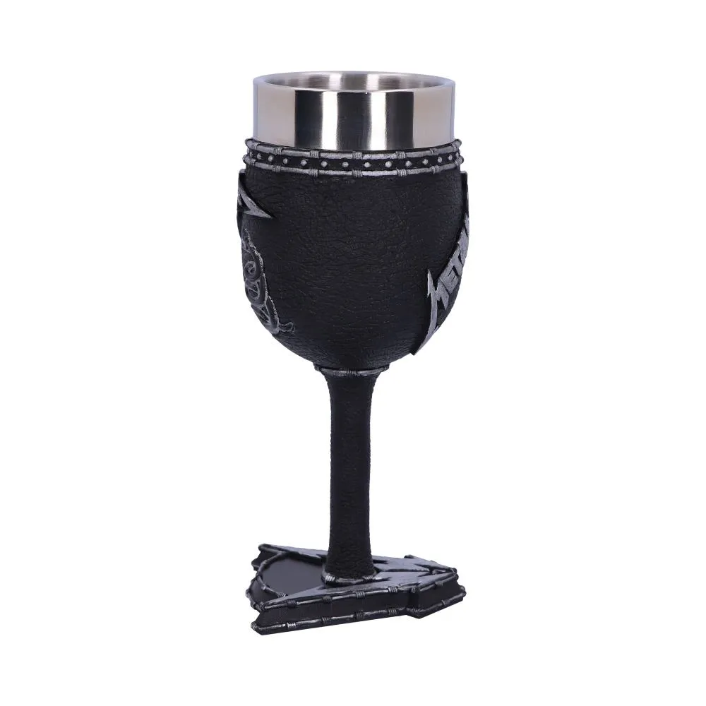 Nemesis Now Decor Nemesis Now B5222R0 Officially Licensed Metallica Black Album Goblet Wine Glass , 18cm