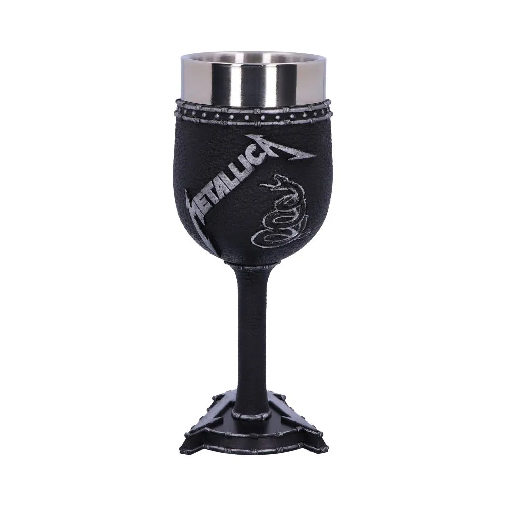 Nemesis Now Decor Nemesis Now B5222R0 Officially Licensed Metallica Black Album Goblet Wine Glass , 18cm