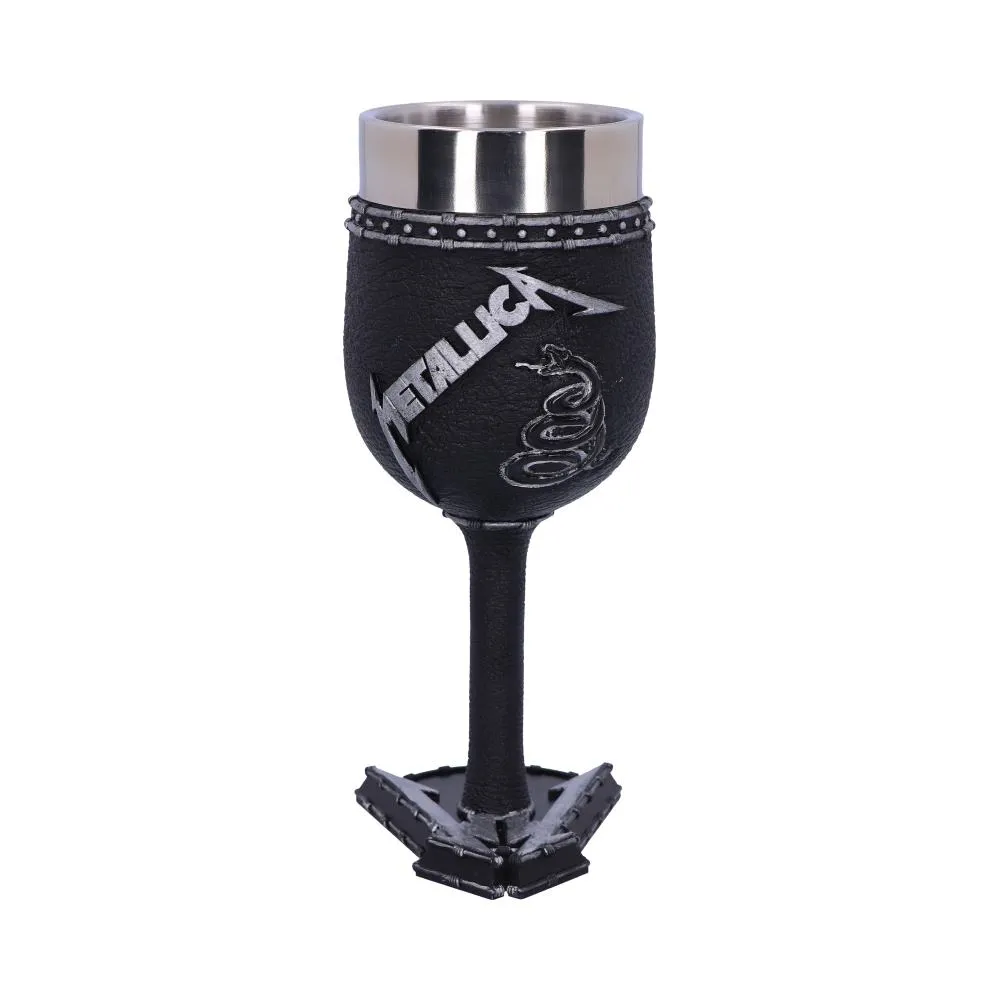 Nemesis Now Decor Nemesis Now B5222R0 Officially Licensed Metallica Black Album Goblet Wine Glass , 18cm