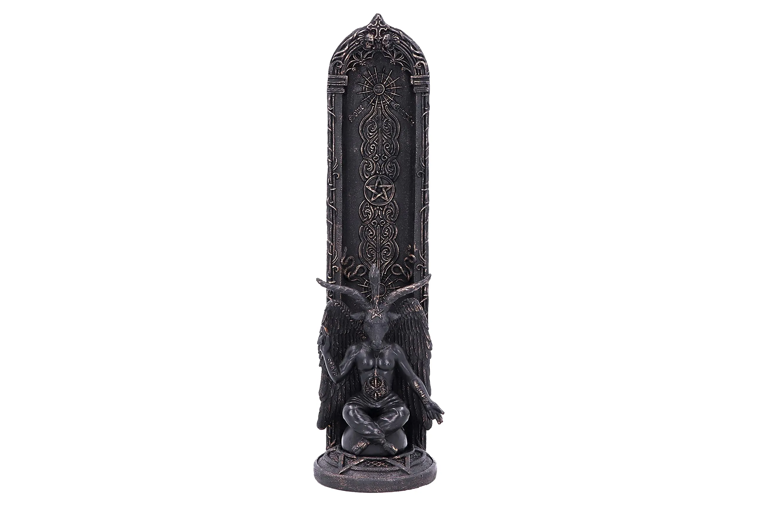 Nemesis Now Decor Nemesis Now Baphomet Essence Gothic Incense Burner (Black, 23.9cm)