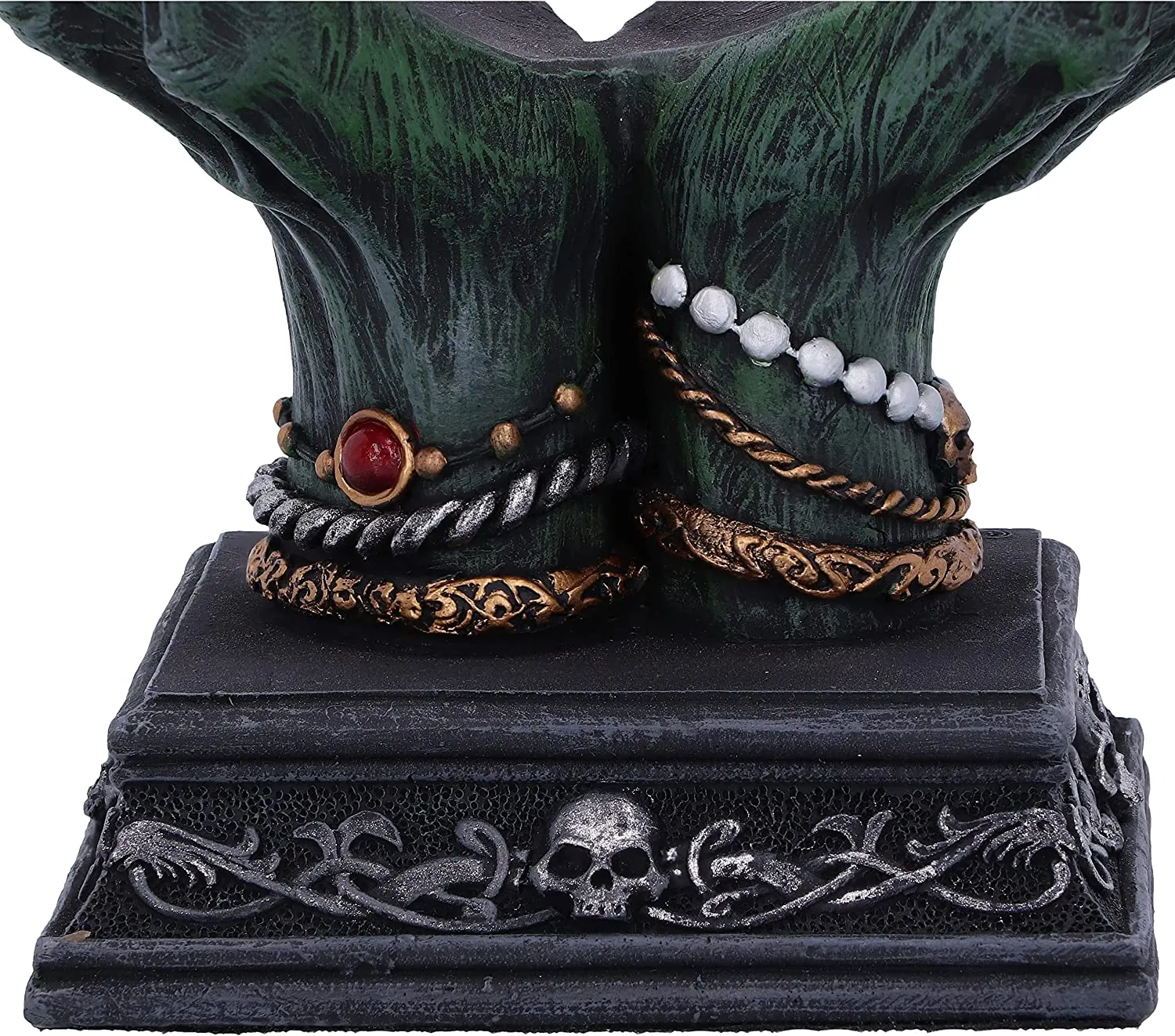 Nemesis Now Decor Nemesis Now Beyond The Grave Crystal Ball Holder 15cm, Black