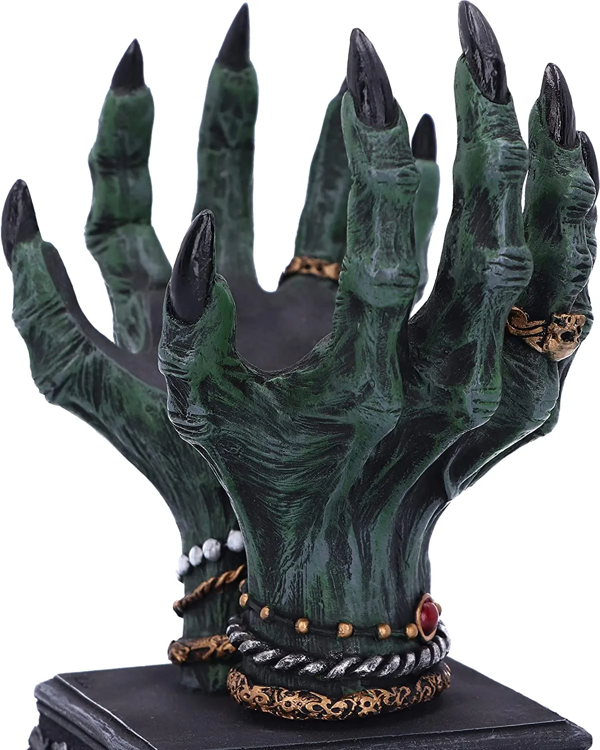 Nemesis Now Decor Nemesis Now Beyond The Grave Crystal Ball Holder 15cm, Black