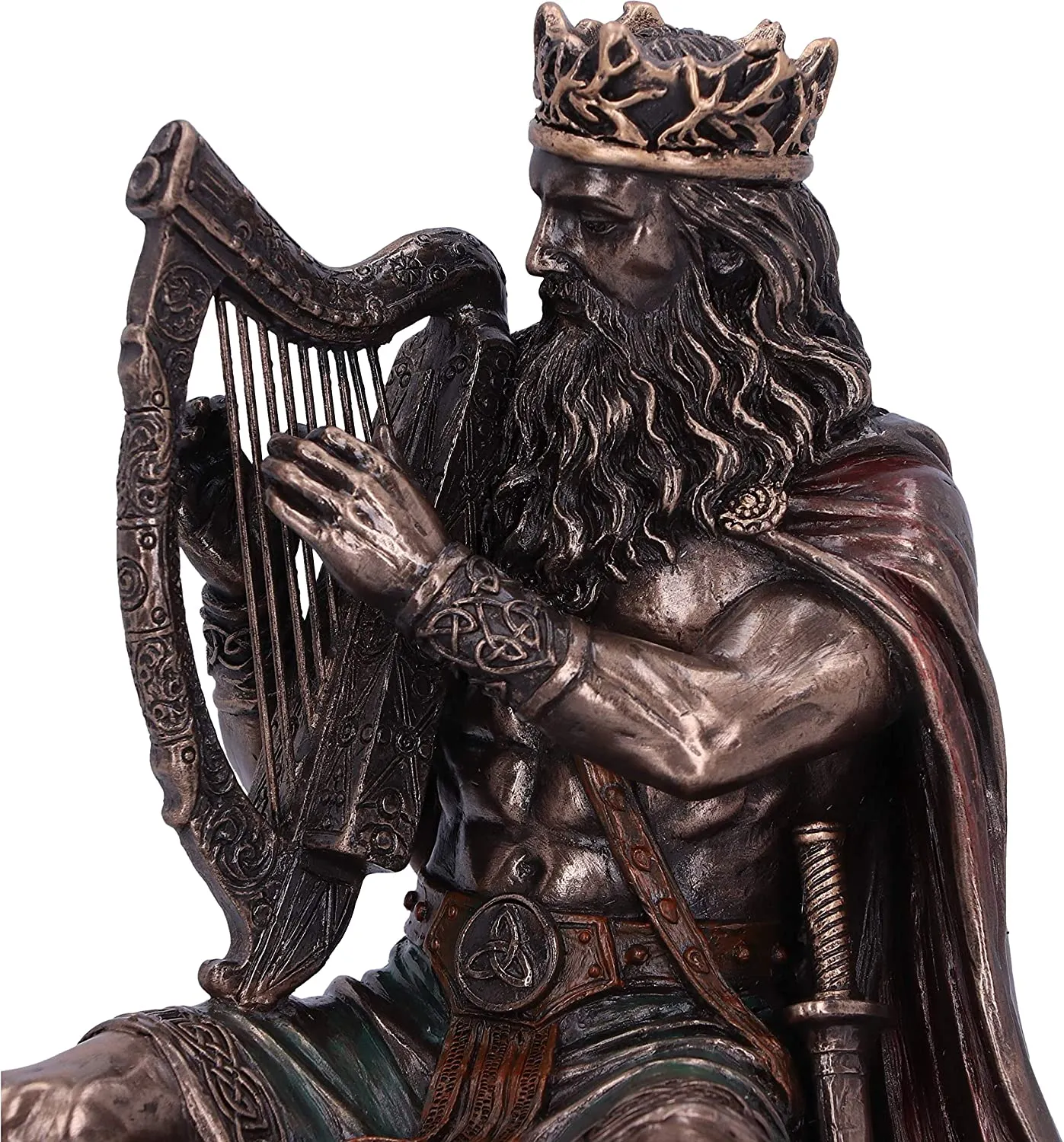 Nemesis Now Decor Nemesis Now Bronze Dagda King of Tuatha De Danann, Bronze, 18.5cm