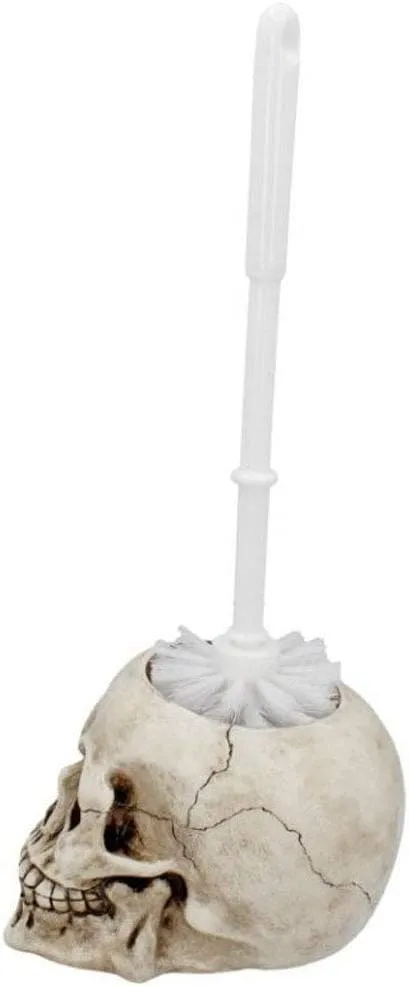 Nemesis Now Decor Nemesis Now Brush with Death Toilet Brush 16cm Ivory