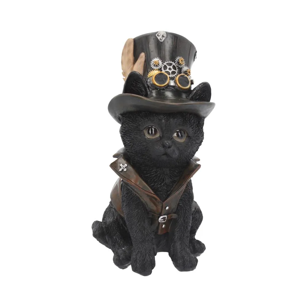 Nemesis Now Decor Nemesis Now Cogsmiths Cat 18.5cm Figurine Black, Resin