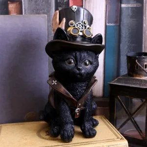 Nemesis Now Decor Nemesis Now Cogsmiths Cat 18.5cm Figurine Black, Resin