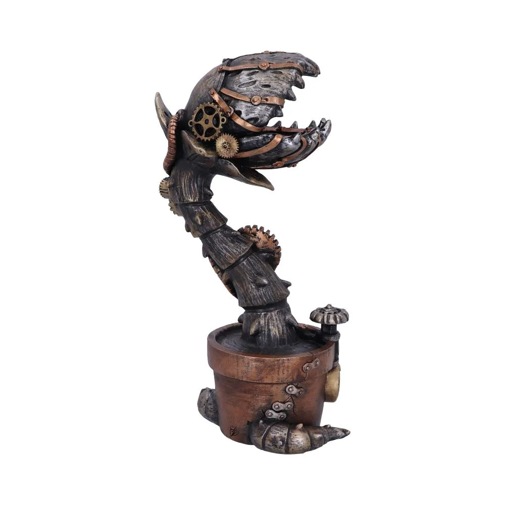 Nemesis Now Decor Nemesis Now Cogwork Carnivore 24.3cm Bronze Mechanical Flesh Eating Plant Figurine