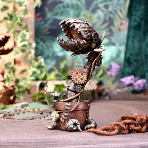 Nemesis Now Decor Nemesis Now Cogwork Carnivore 24.3cm Bronze Mechanical Flesh Eating Plant Figurine
