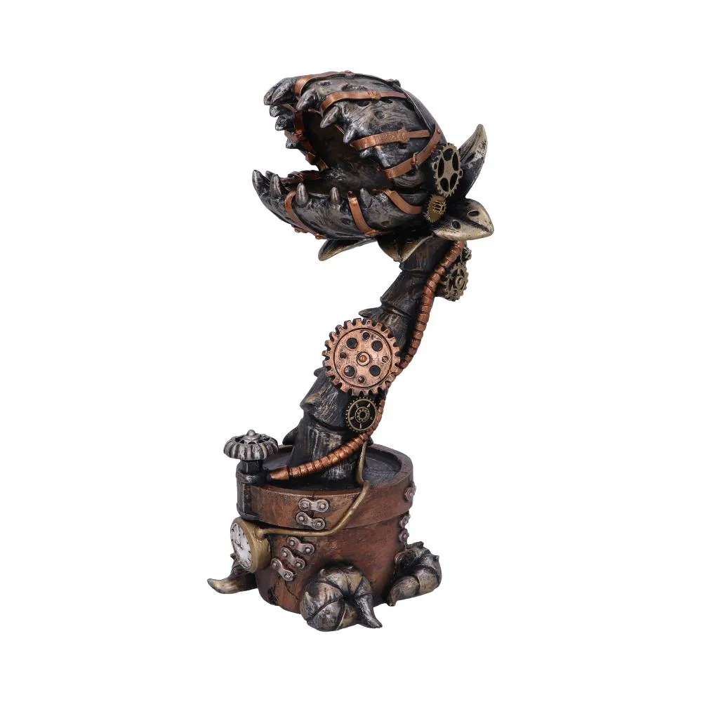 Nemesis Now Decor Nemesis Now Cogwork Carnivore 24.3cm Bronze Mechanical Flesh Eating Plant Figurine