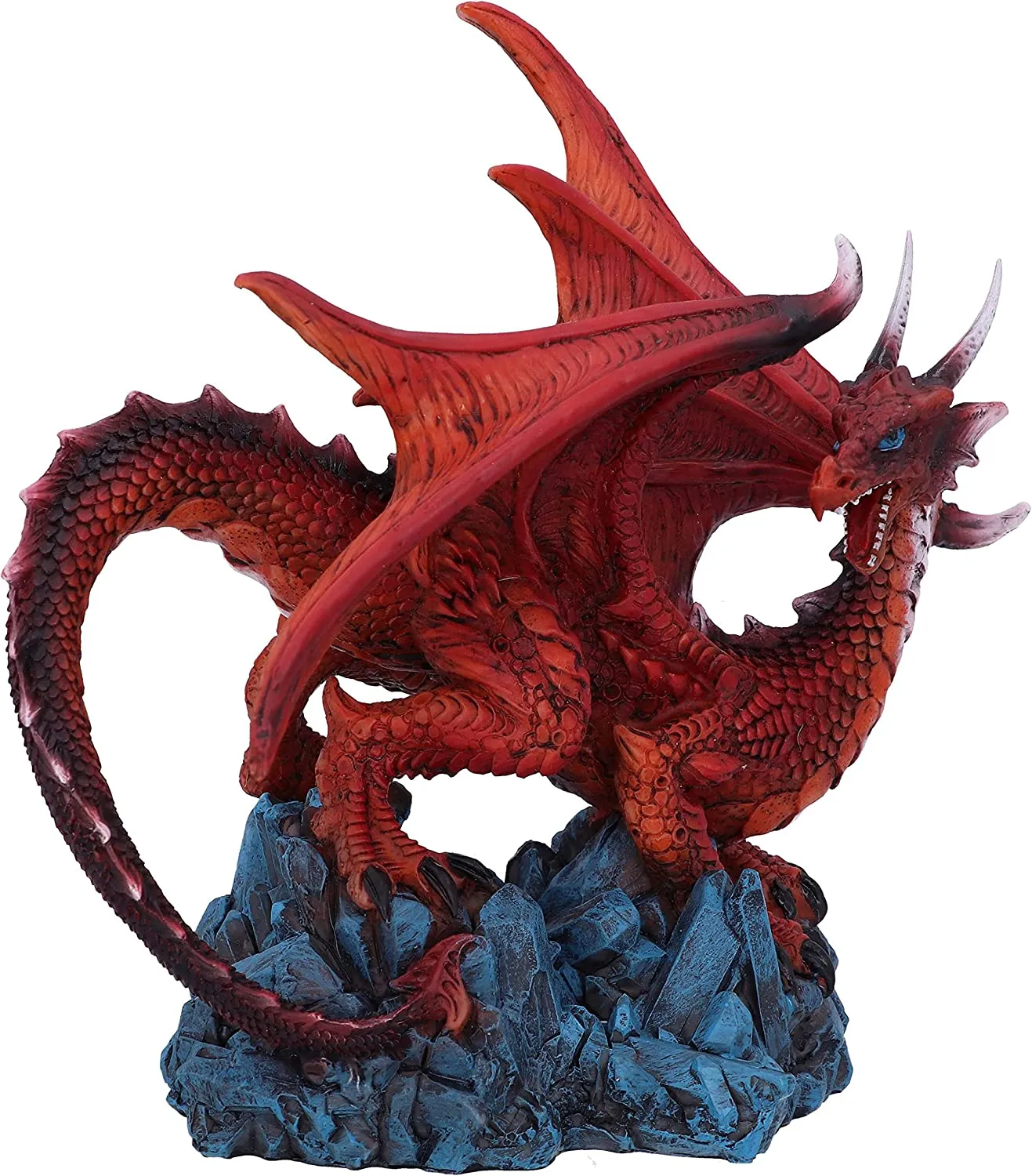 Nemesis Now Decor Nemesis Now Crimson Guard Dragon Figurine 16.5cm, Red, U5543T1