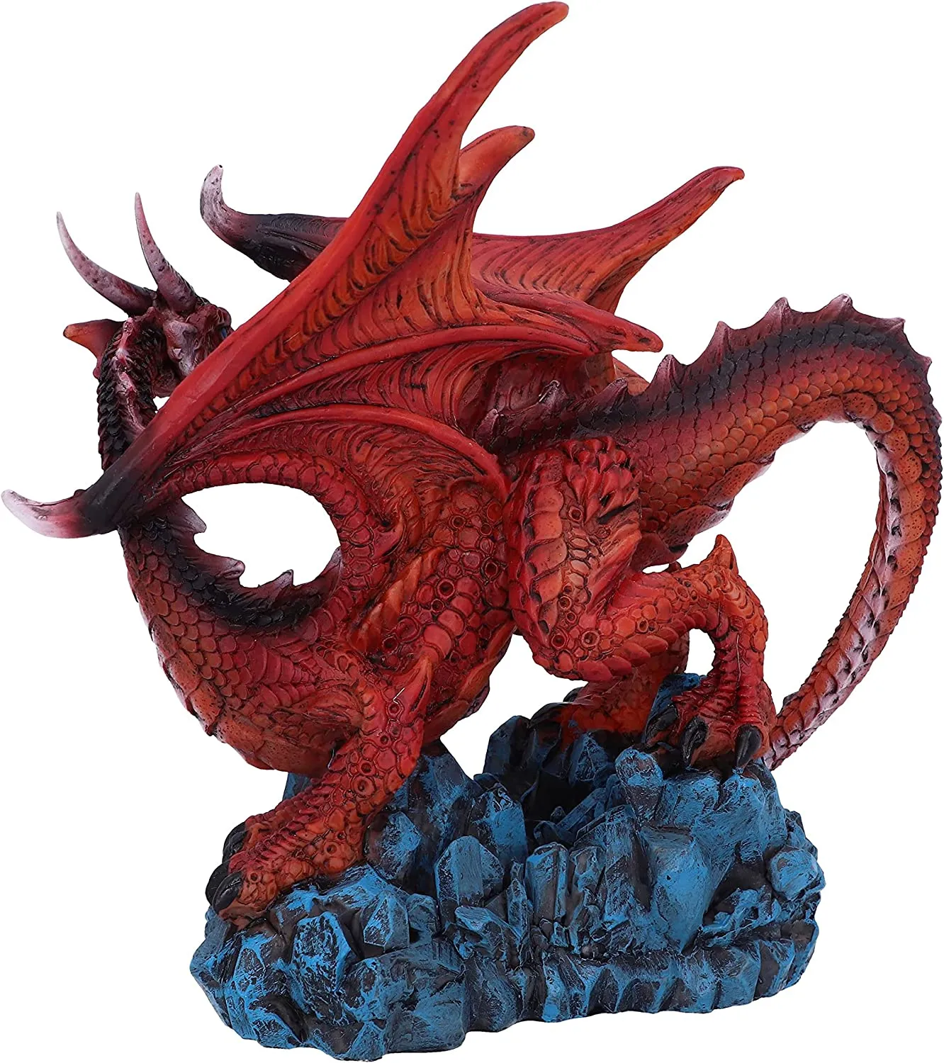 Nemesis Now Decor Nemesis Now Crimson Guard Dragon Figurine 16.5cm, Red, U5543T1